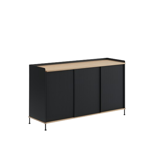 Enfold Sideboard Tall Black