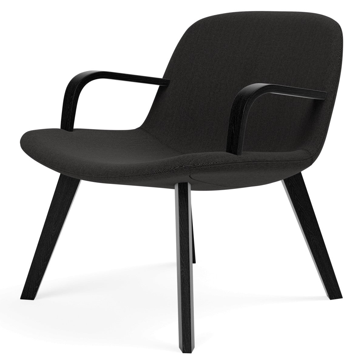 Eyes Lounge Wood base Armchair