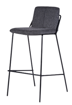 Sling High Upholstered Stool