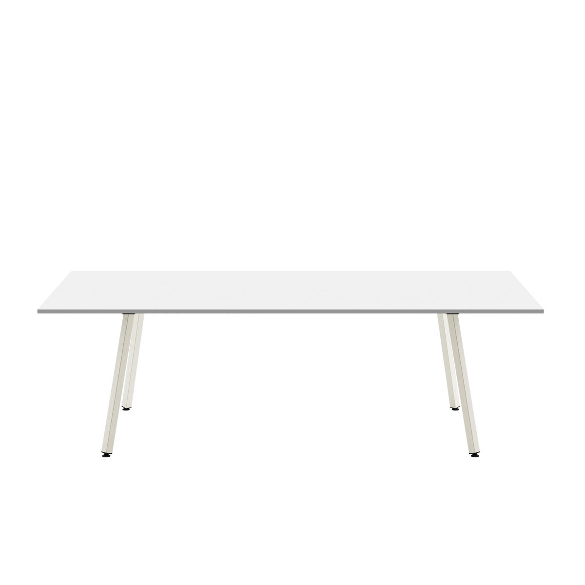 Workaround 6 Person Meeting Table - White