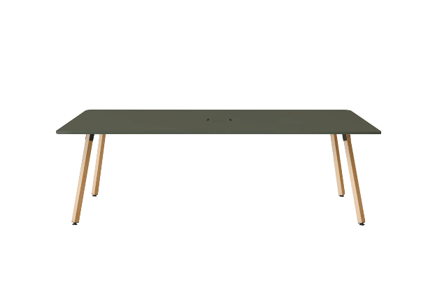 Workaround 6 Person Meeting Table - Green