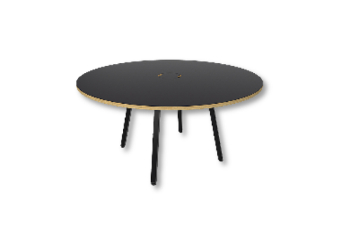 Workaround 4 Person Circular Meeting Table - 1000dia