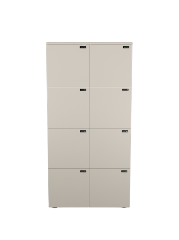 8-Door Locker Unit with Combi lock