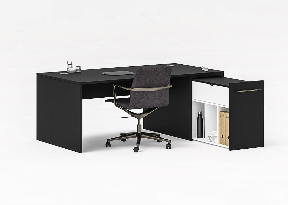 Hoxton Executive Desk - Black